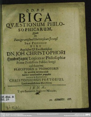 Biga quaestionum philosophicarum