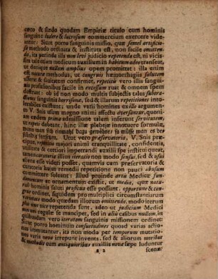D. Michaelis Alberti, Sacr. Reg. Majest. Boruss. Aulici Et Consistorii Magdeb. Consiliar. Medicinæ Et Philos. Natur. Prof. Publ. Ordin. Etc. H.T. Facult. Medic. Decani, Propempticum Inaugurale, De Venæ Sectione Curatorie Repetita