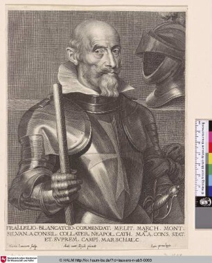 [Porträt des Lelio Brancaccio; Frater Lelio Brancaccio, Commander of Malta]