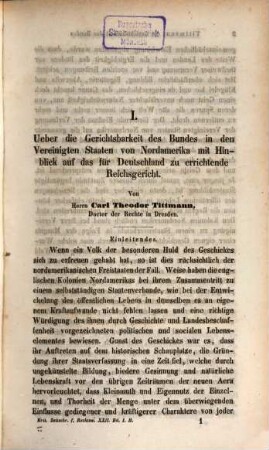 Kritische Zeitschrift für Rechtswissenschaft und Gesetzgebung des Auslandes. 22. 1850