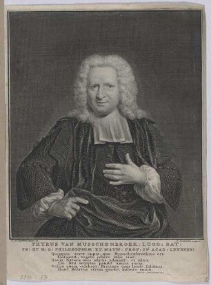 Bildnis des Petrus van Musschenbroek