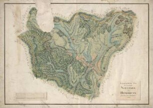 Topographischer Plan über die Baenne Neuenweg und Heimbrunn