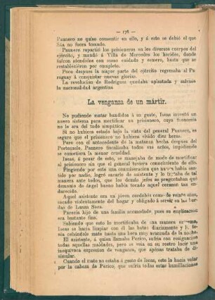 La venganza de un mártir.