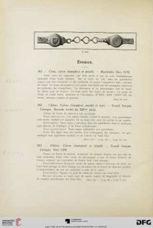 Émaux (No. 361-426)