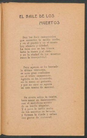El baile de los muertos