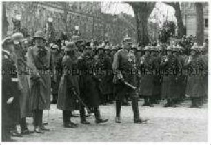 Reichspräsident Paul von Hindenburg und Reichswehrminister Blomberg am "Tag von Potsdam"