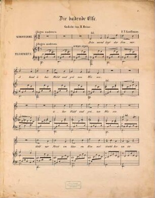 Lieder u. Gesänge für eine Singstimme mit Begleitung des Pianoforte, 6