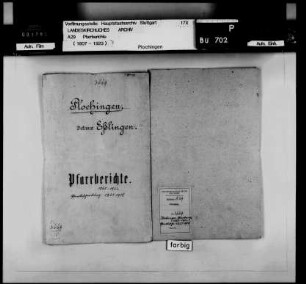 Plochingen: Pfarrberichte und Pfarrbeschreibungen