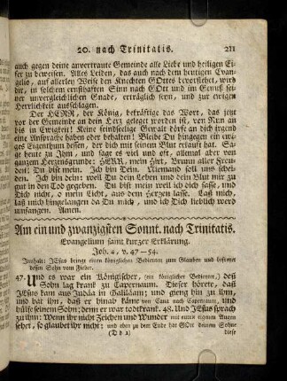 211-215, Evangelium samt kurzer Erklaerung; Eingang