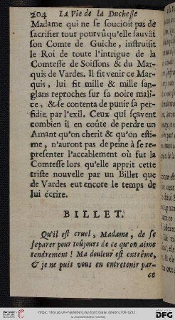 Billet