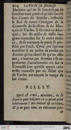 Billet