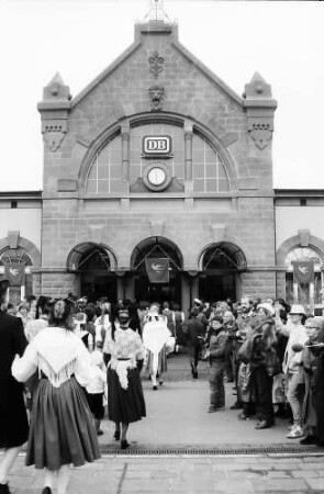Lörrach: Landesgartenschau, Eröffnung; Einzug in den Bahnhof