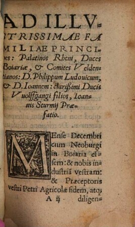 Scholae Lauinganae : ad D. Philippum Ludovicum, et D. Ioannem, comites Palatinos Rehni, ...