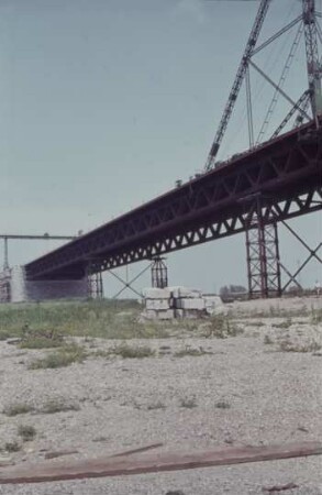Bau Rheinbrücke Emmerich