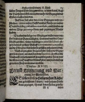 Titulus XVIII. - Titulus XXXIV.