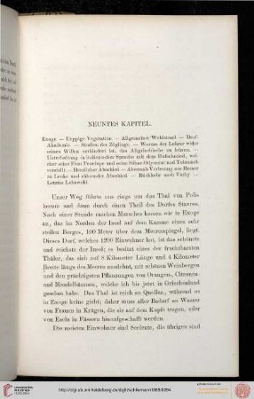 Neuntes Kapitel