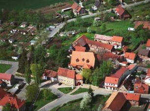 Dornheim. Wohnsiedlung. Luftaufnahme