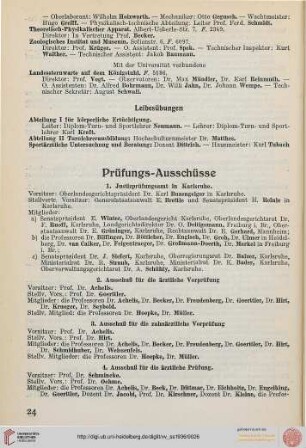 Prüfungs-Ausschüsse