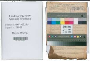 Entnazifizierung Werner Meyer , geb. 05.07.1902 (Notar)