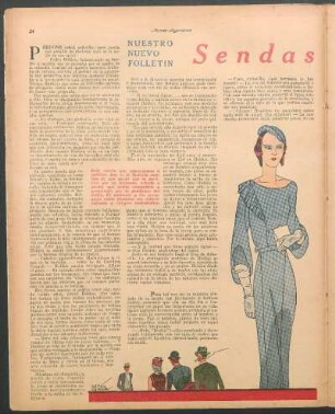 Sendas escabrosas : Nuestro nuevo folletín