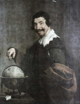 Mann mit Globus / Der Geograph
