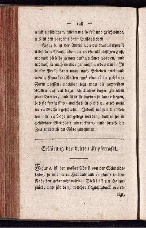 Erklärung der dritten Kupfertafel.