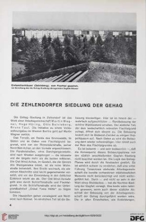 4: Die Zehlendorfer Siedlung der Gehag