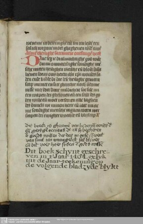 148r: Schenkungsvermerk und Notiz