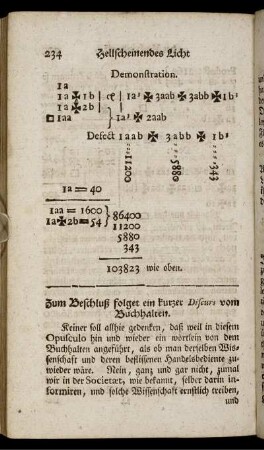 Einen Unterricht vom Buchhalten