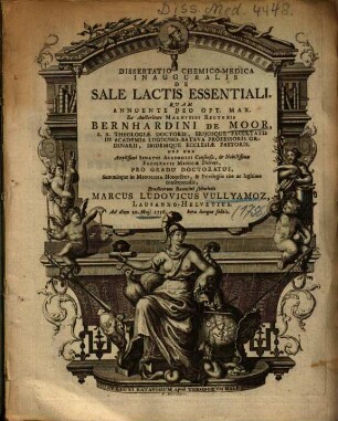 Dissertatio Chemico-Medica Inauguralis De Sale Lactis Essentiali