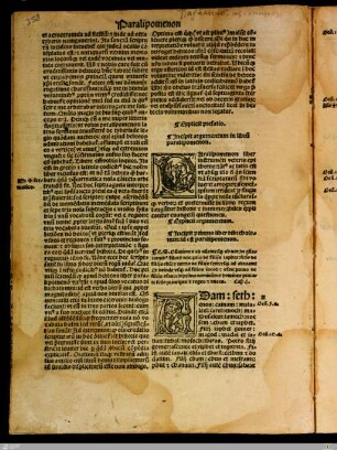 Primus liber paralipomenon [1.Chronik]