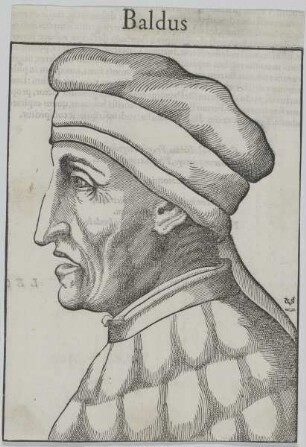 Bildnis des Baldus de Ubaldis