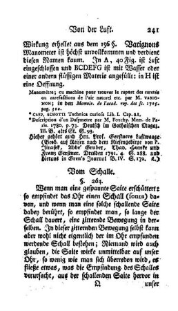 Vom Schalle