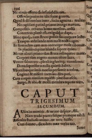 Caput Trigesimum Secundum