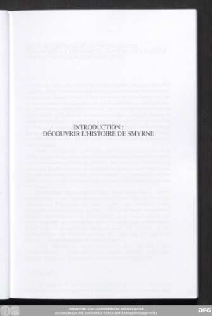 Introduction : Découvrir L'Histoire De Smyrne