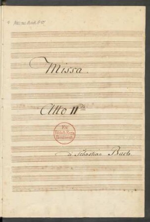 Messen. Auszüge; V (5), Coro, orch; h-Moll; BWV 232/II-IV; BC E 1
