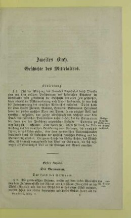 Erstes Kapitel. Die Germanen