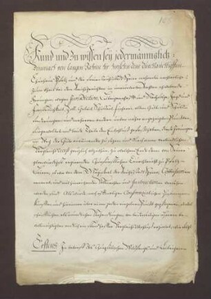 Vertrag zwischen Kurpfalz und der Stadt Speyer wegen verschiedener Streitigkeiten.