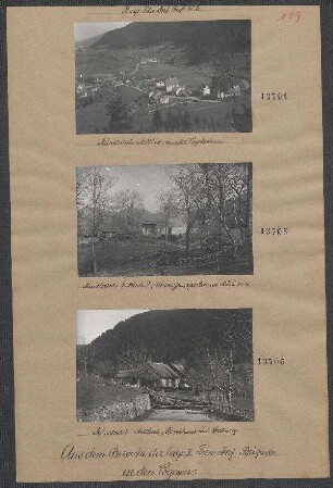 Münstertal: Mittlach, Forsthaus mit Stellung