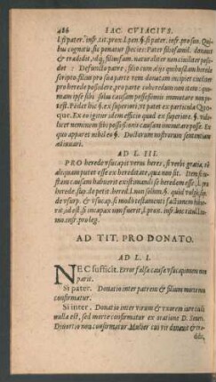 Ad Tit. Pro Donato.
