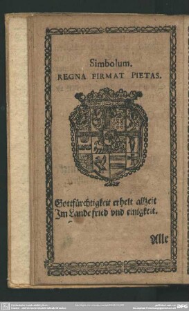 Simolum. Regna Firmat Pietas