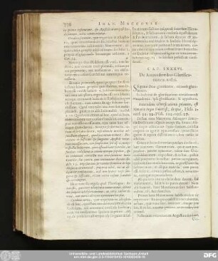 Cap. LXXXVI. De Antecedentibus Glorificationem nostri.