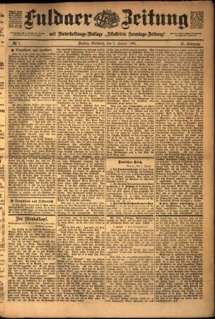 Ausgabe vom Mittwoch, den 03. Januar 1900.