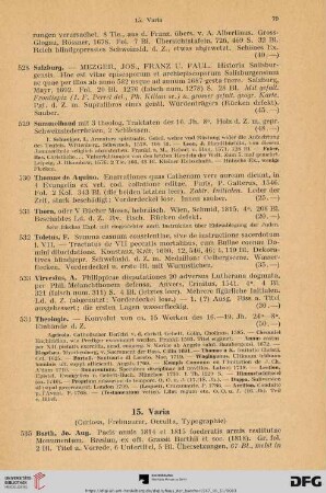 15. Varia (Nr. 535- 547)