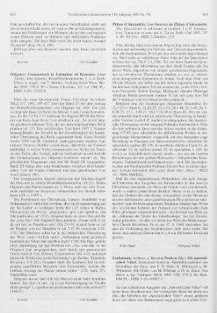 624-625 [Rezension] Die apostolischen Väter