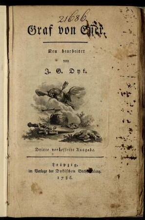 Graf von Essex : [Ein Trauerspiel in fünf Akten]