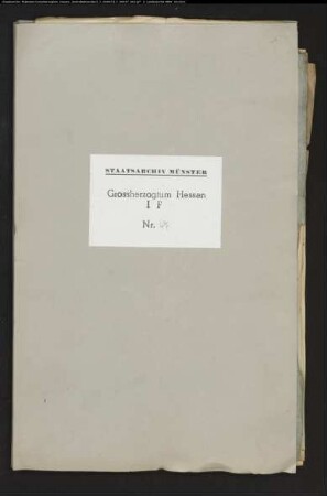 Schuldforderung des Heinrich Dungheller aus Coesfeld an den Fürsten Franz zu Wittgenstein