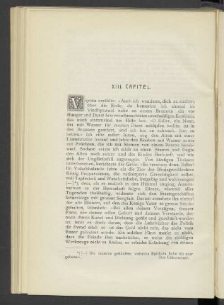 XIII. Capitel