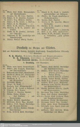 Brockwitz bei Meißen mit Clieben