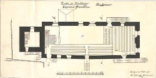 Dolmetsch, Heinrich; Kirchberg / Murr; Ev. Pfarrkirche, Restaurierung - Emporen (Grundriss)